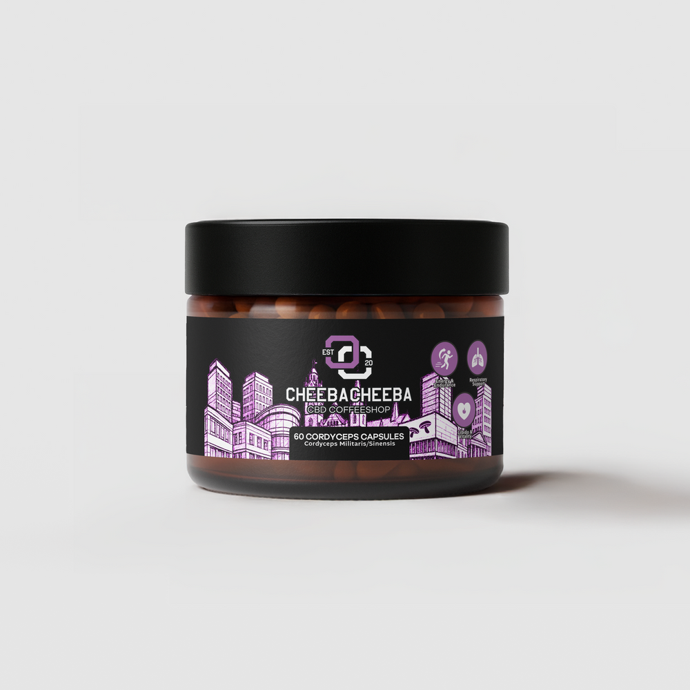 Cordyceps Mushroom Capsules – Pure Mushroom Extract 500mg | 60 Capsules