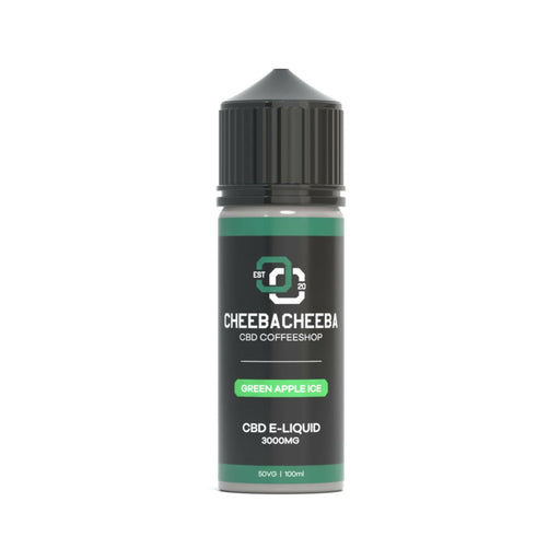 Green Apple Ice 3000mg CBD Vape 100ml.