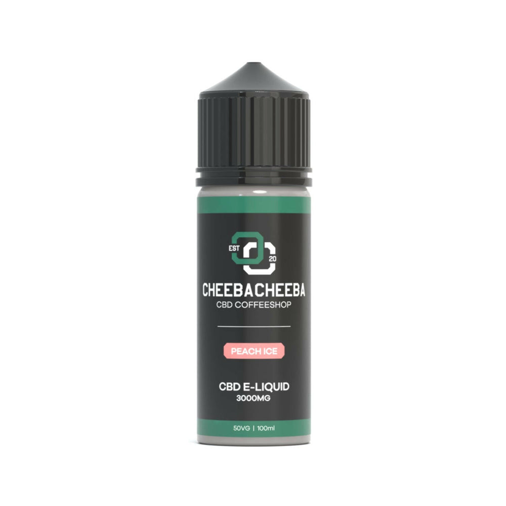 Peach Ice 3000mg CBD Vape 100ml.