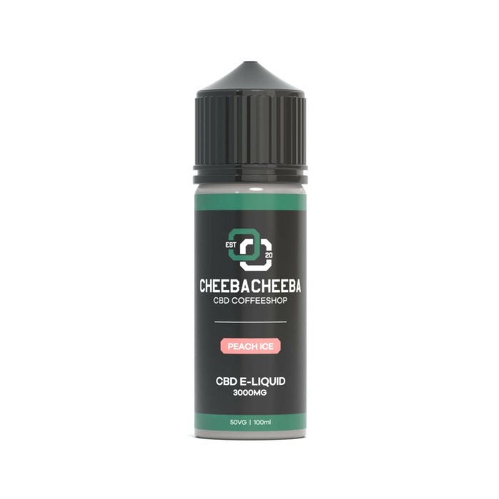 Peach Ice 3000mg CBD Vape 100ml.